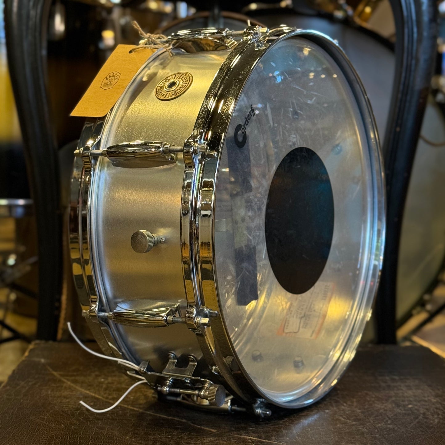 VINTAGE 1960's Gretsch 5.5x14 Renown Model Aluminum Snare Drum