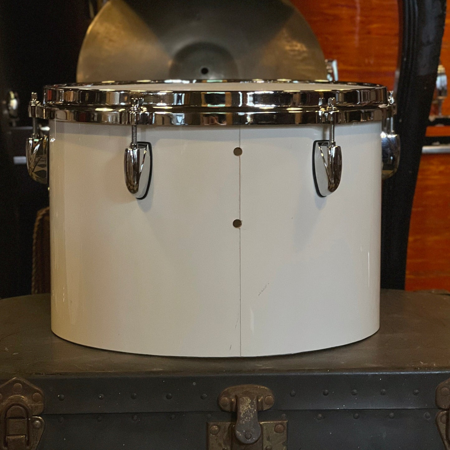 VINTAGE 1970's Gretsch 9x13 Concert Tom in White Nitron