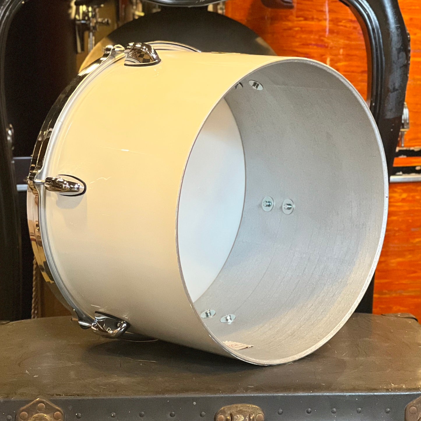 VINTAGE 1970's Gretsch 9x13 Concert Tom in White Nitron