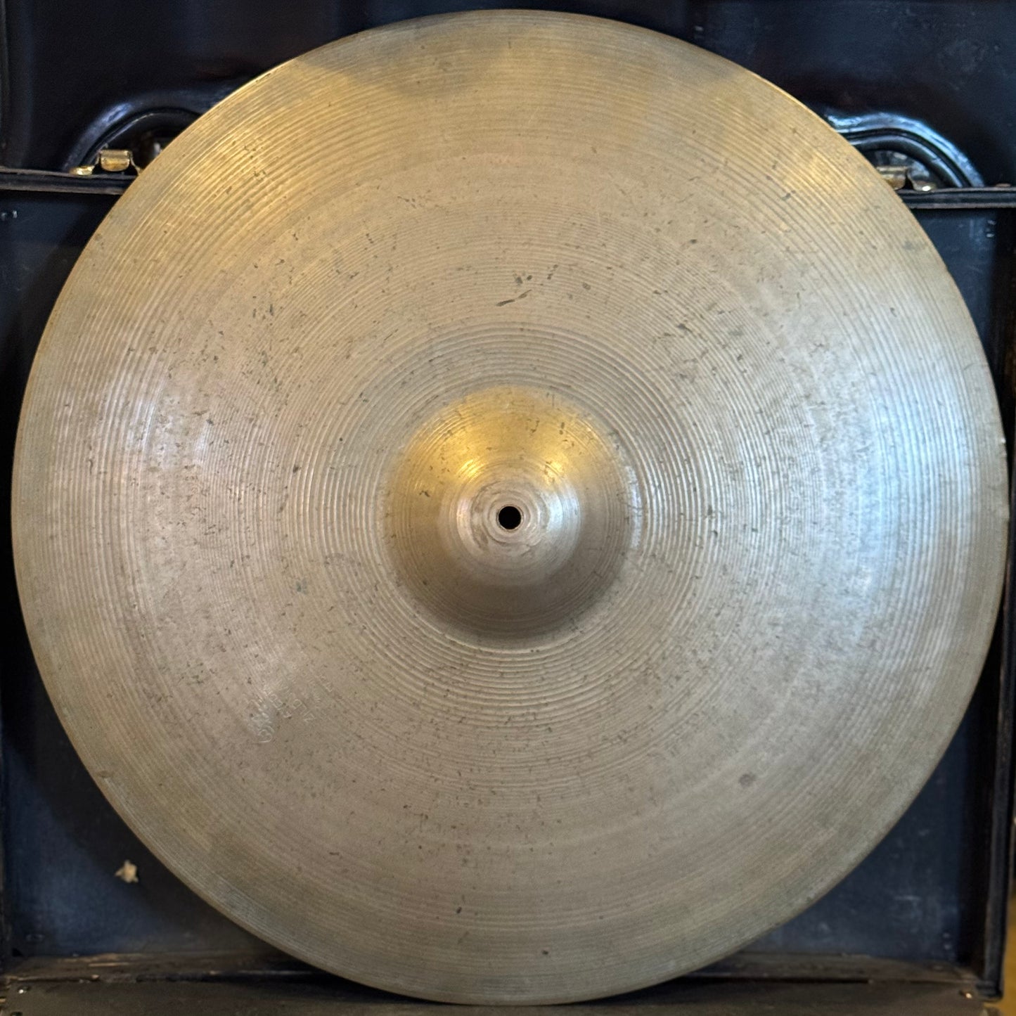 VINTAGE 1950's A. Zildjian 20" Hollow Block Thin Ride - 1950g