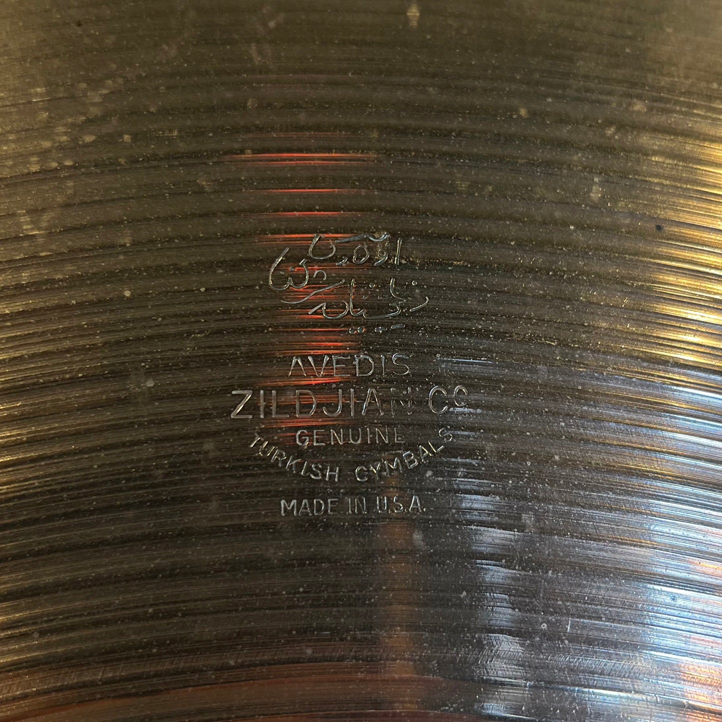 VINTAGE 1960's A. Zildjian 22" Medium Ride Cymbal - 2900g