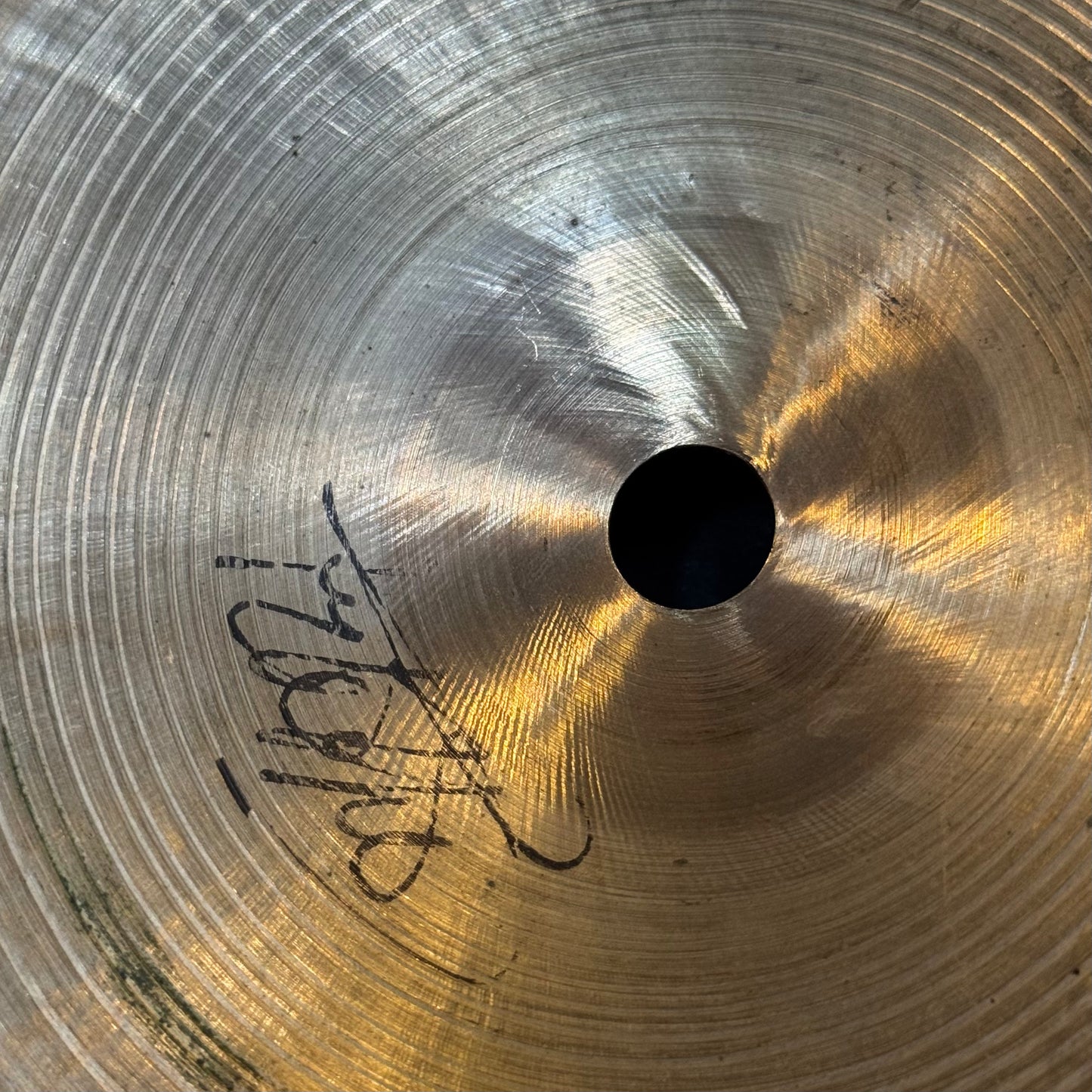 VINTAGE 1950's-1960's Zildjian K. Istanbul 15" Intermediate Stamp over Old Stamp Hi-Hats - 958/1344