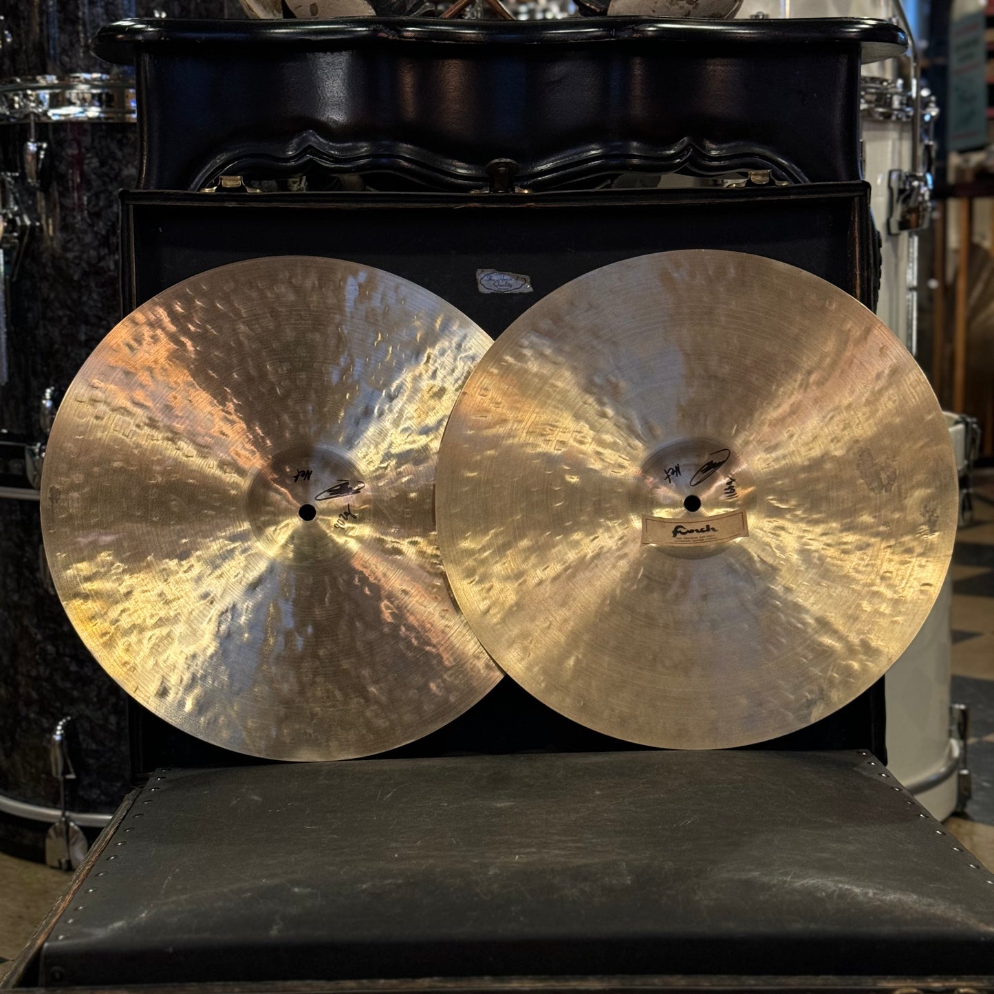 NEW Funch 15" Nefertiti Hi-Hat Cymbals - 902/1166g