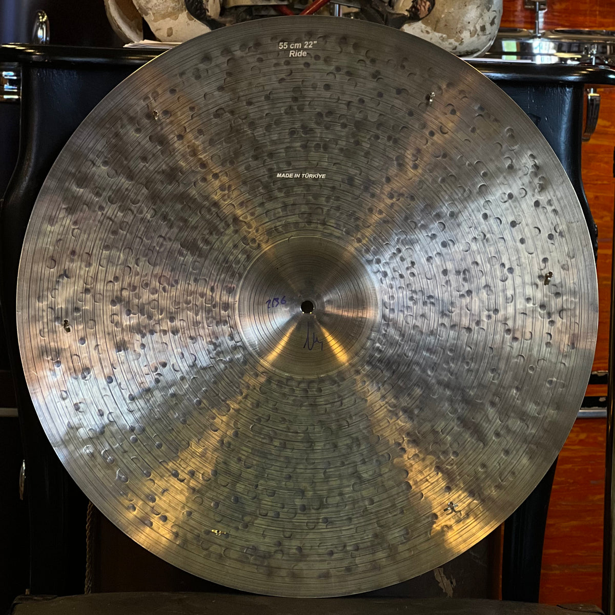 NEW Bosphorus 22" 1600 Era Custom "Ka" Ride Cymbal w/ Six Rivets 213