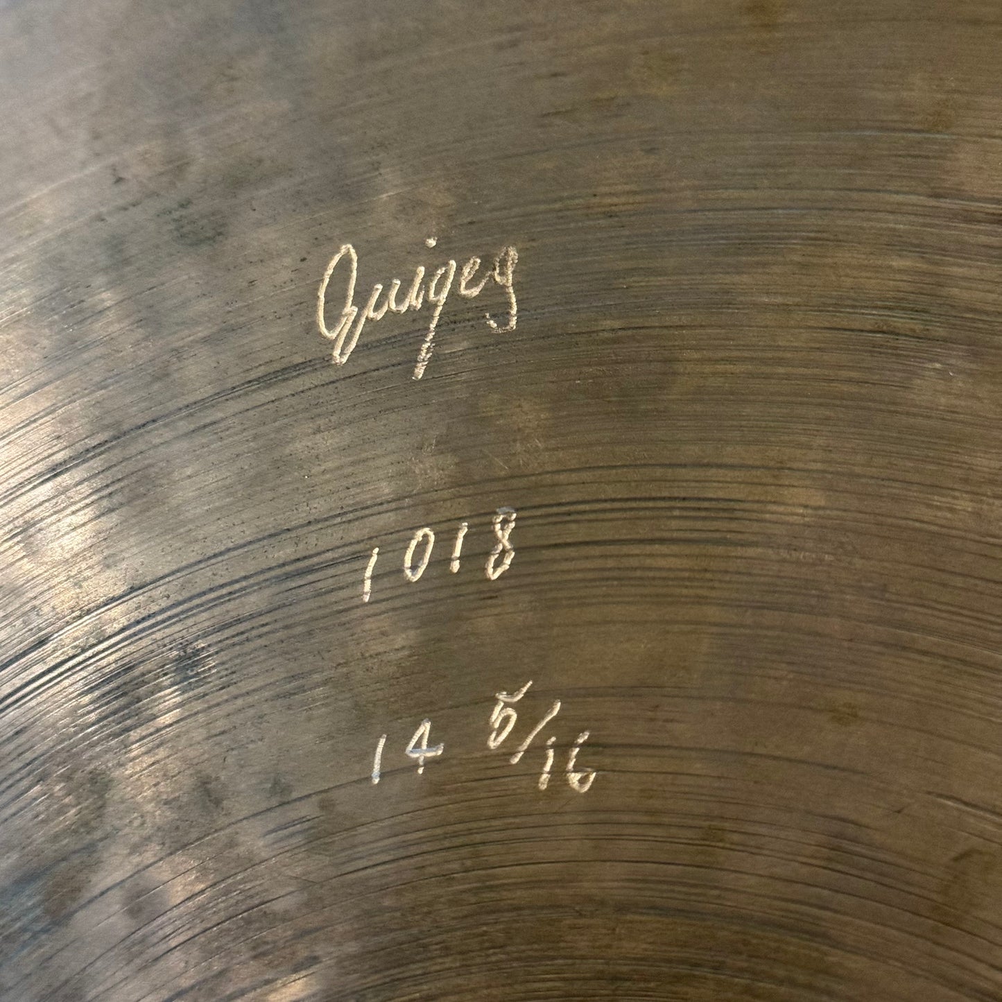 USED Quiqeg 14.31" Dirty Boppa Hi-Hats - 1018/1130g