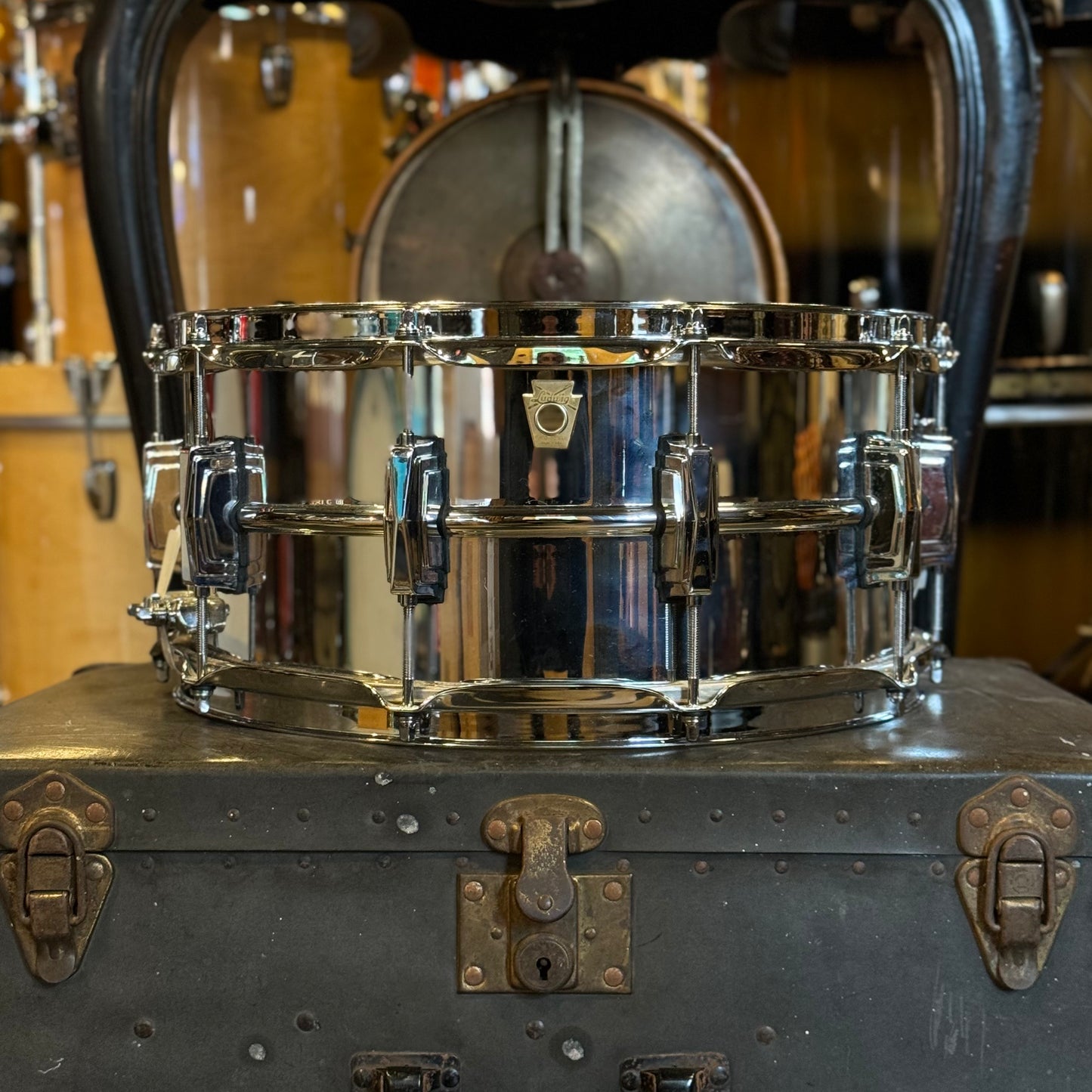 USED Ludwig 6.5x14 LM402 Supraphonic Snare Drum