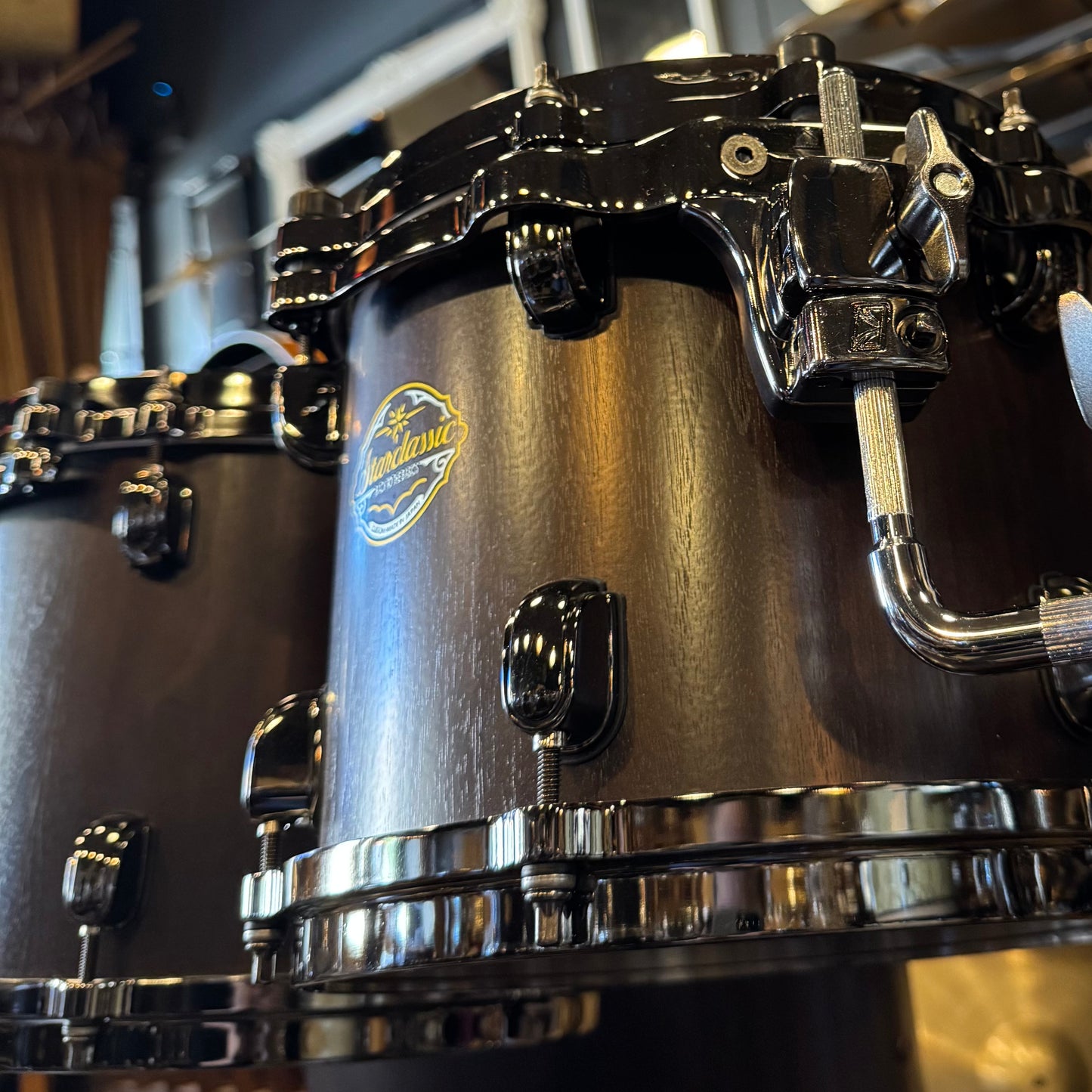USED 2013 Tama Made in Japan Limited Edition Starclassic Walnut Select in Satin Walnut w/ Black Nickel HW - 18x22, 8x10, 9x12, 14x16