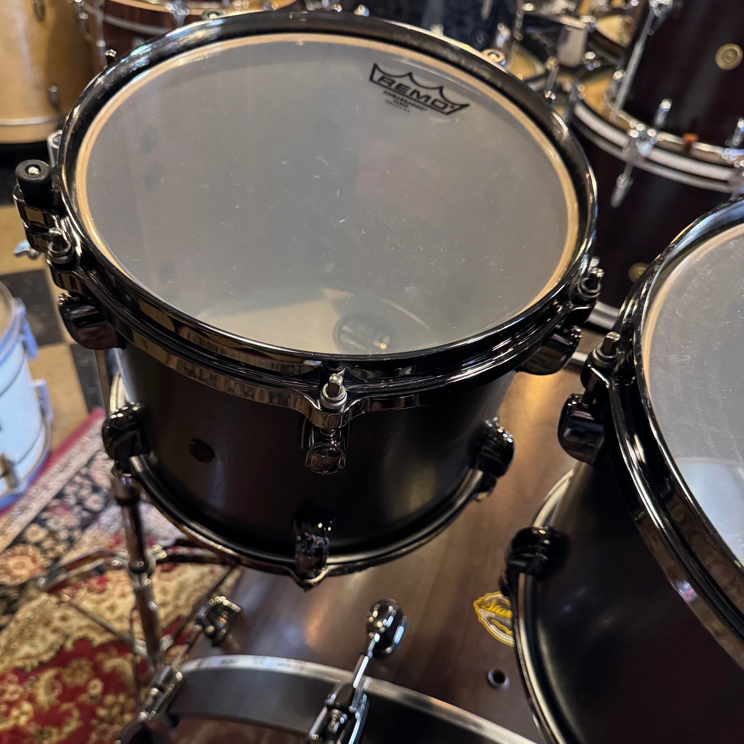 USED 2013 Tama Made in Japan Limited Edition Starclassic Walnut Select in Satin Walnut w/ Black Nickel HW - 18x22, 8x10, 9x12, 14x16