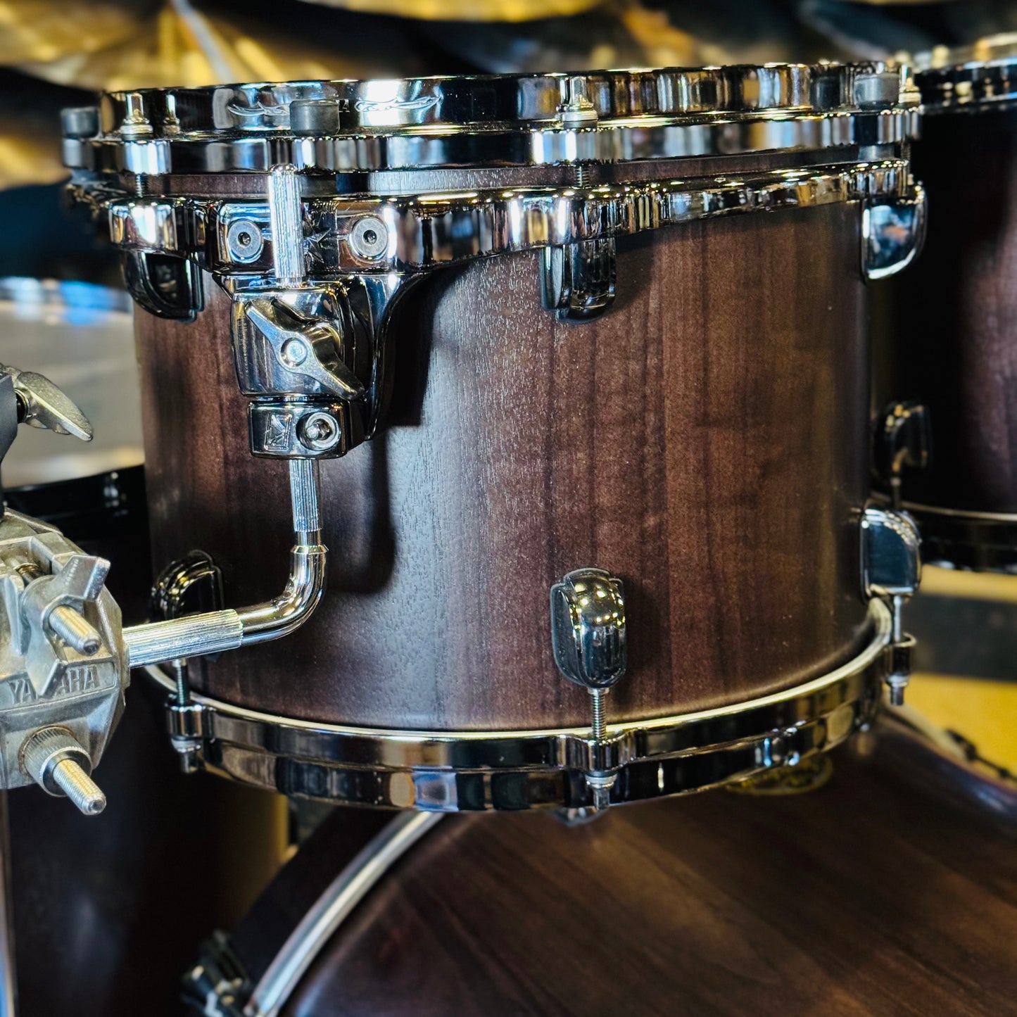 USED 2013 Tama Made in Japan Limited Edition Starclassic Walnut Select in Satin Walnut w/ Black Nickel HW - 18x22, 8x10, 9x12, 14x16