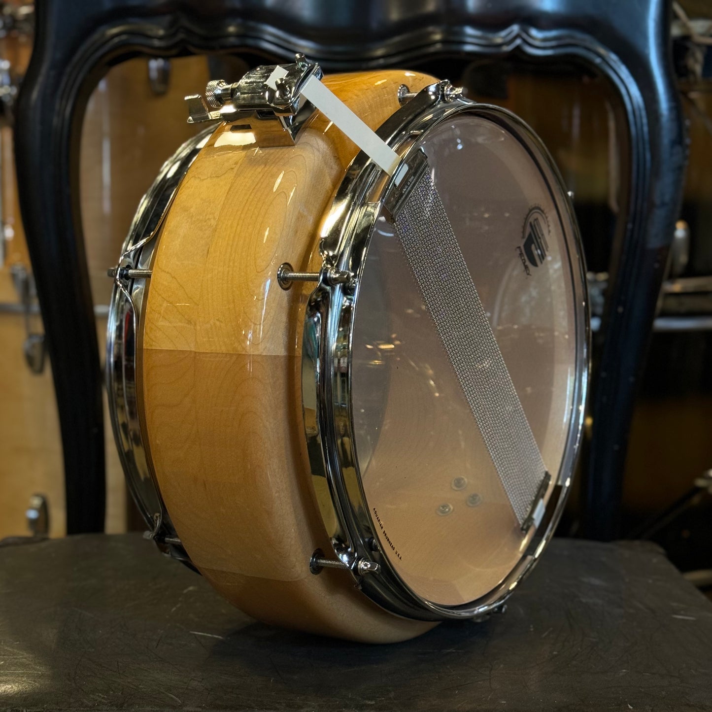 USED Peavy 5x13 Radio Pro 1000 Snare Drum in Natural Gloss