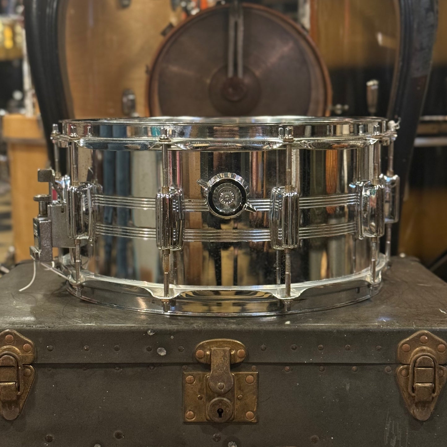 VINTAGE 1980's Tama 6.5x14 Imperialstar Steel Snare Drum