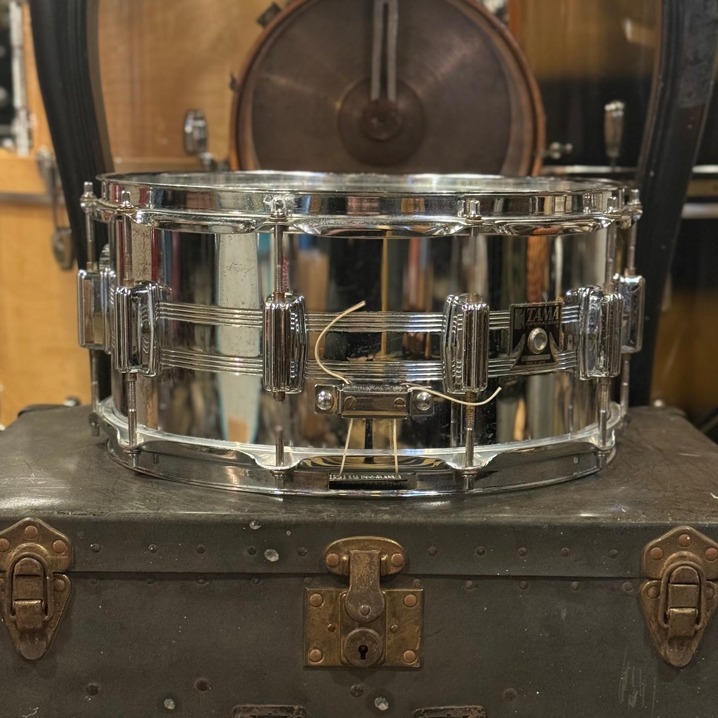 VINTAGE 1980's Tama 6.5x14 Imperialstar Steel Snare Drum