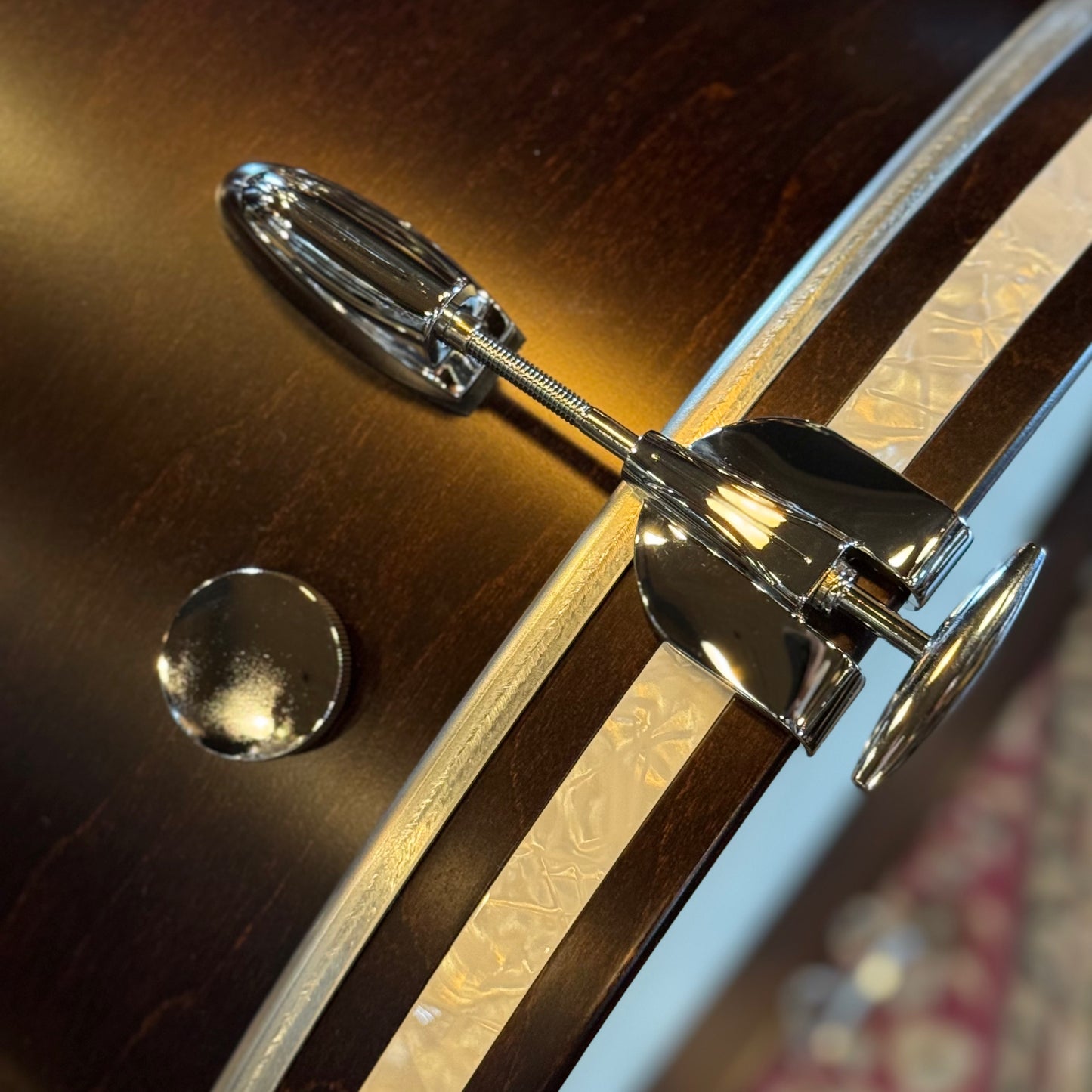 NEW Gretsch Broadkaster in Satin Antique Maple w/ Vintage Marine Pearl Hoop Inlay - 14x20, 8x12, 14x14