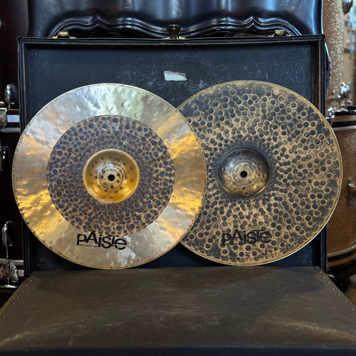 USED Paiste 14" Signature Dark Energy Hi-Hats - 926/1450g