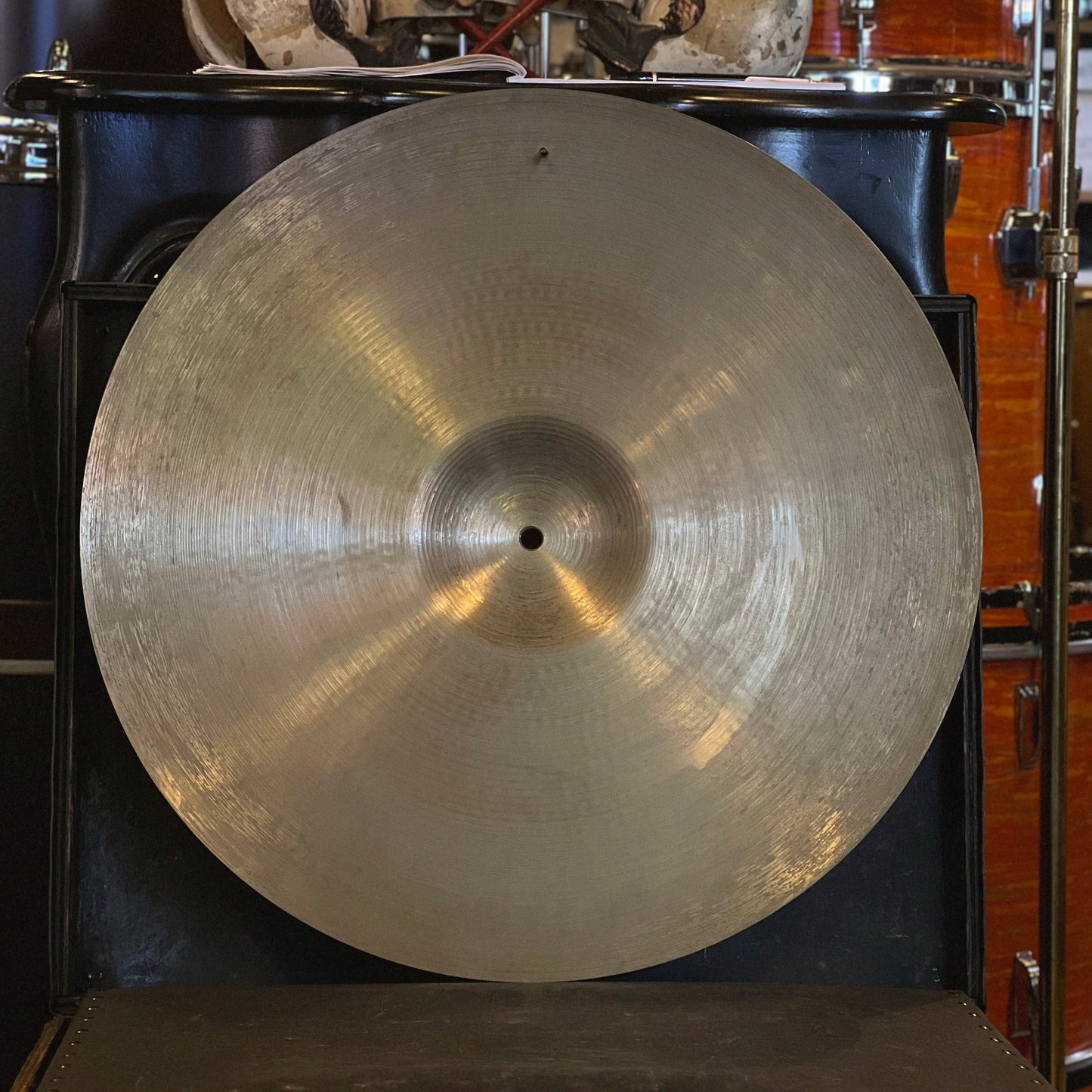 USED Zildjian 21" A. Armand Ride Cymbal w/ One Rivet - 2428g