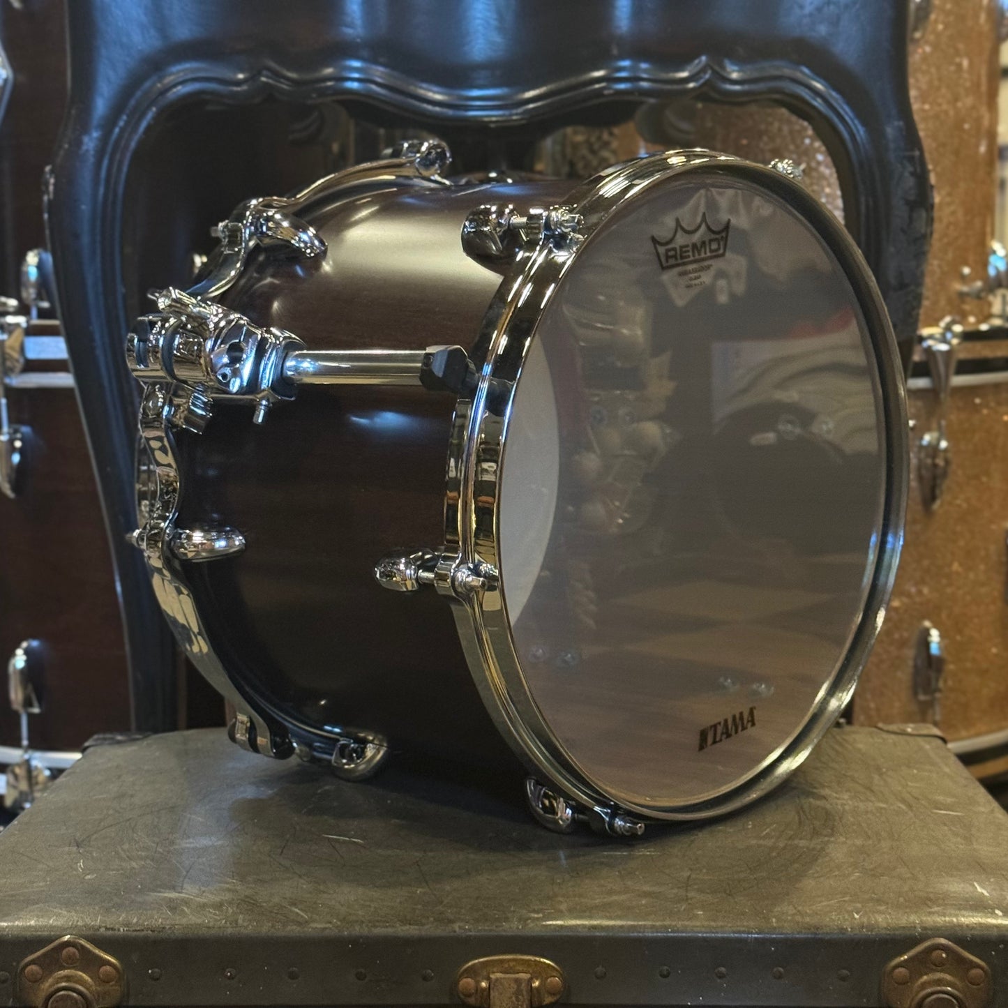 USED Tama 10x13 Star Walnut Mounted Tom in Satin Walnut