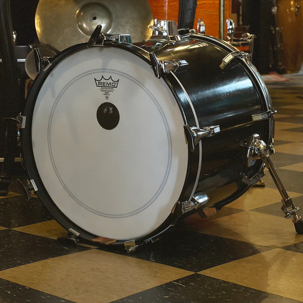 VINTAGE 1970's Sonor 16x18 Centennial Model Phonic Bass Drum Tom Conve