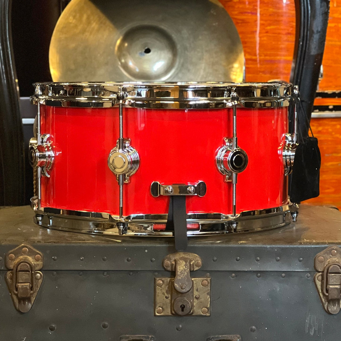 NEW George Way 6.5x14 Aristocrat Studio Model in Hot Rod Red