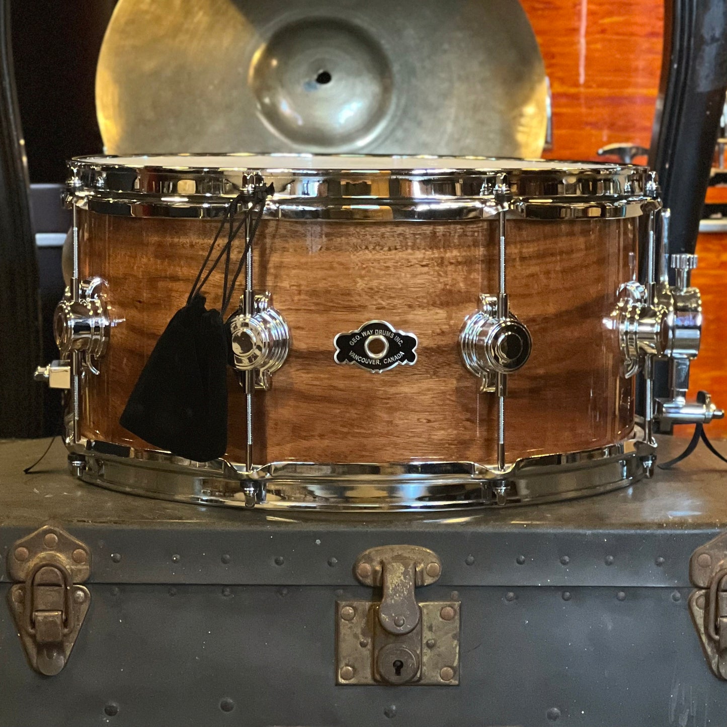 NEW George Way 7x14 Aristocrat Acacia Snare Drum