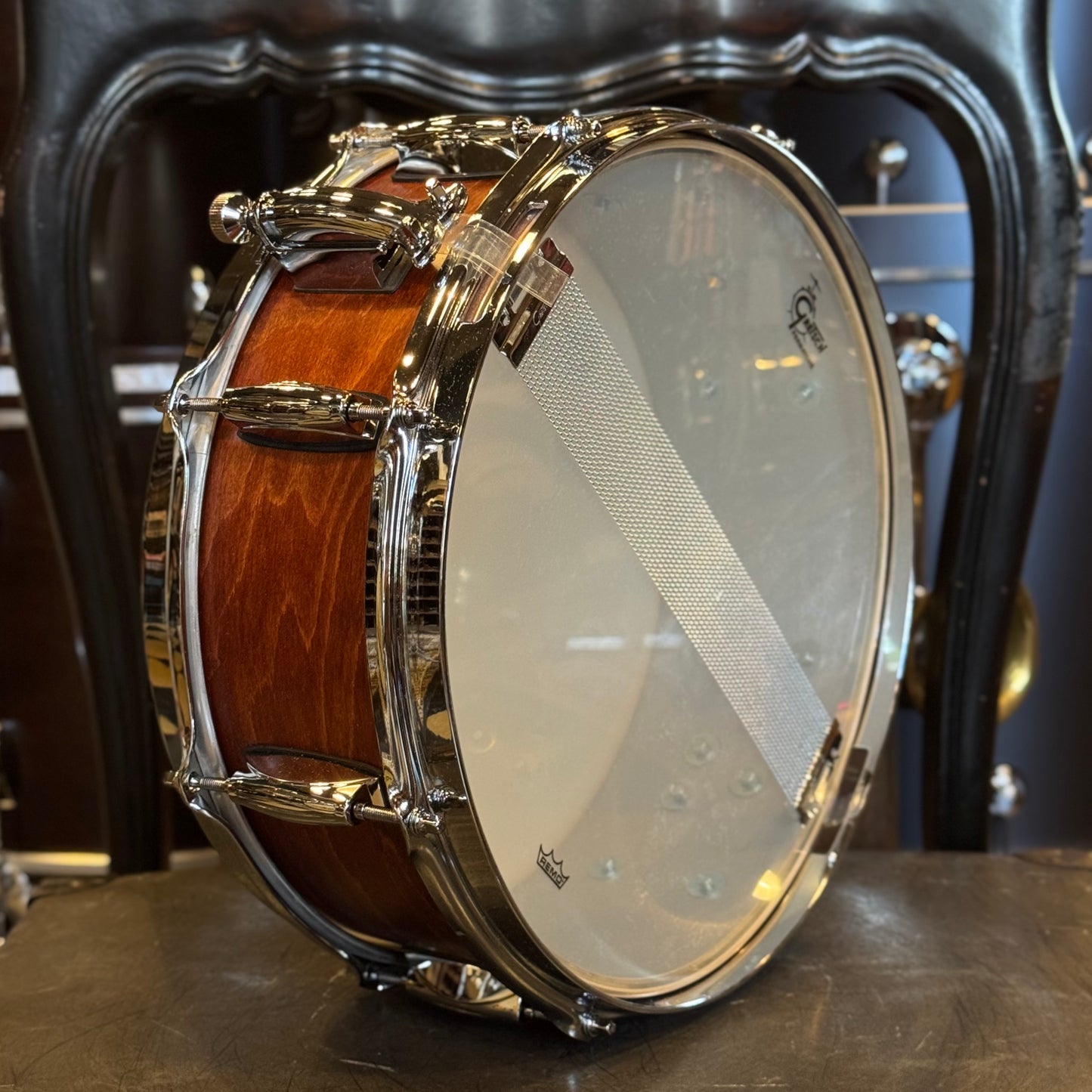 NEW Gretsch 5x14 Brooklyn Snare Drum in Satin Mahogany