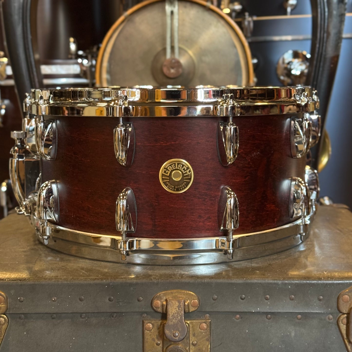 NEW Gretsch 6.5x14 USA Custom Snare Drum in Satin Walnut
