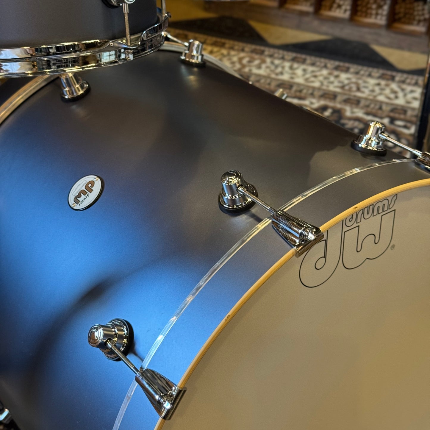 NEW DW Design Series Drum Set in Blue Slate - 18x22, 8x10, 9x12, 14x16