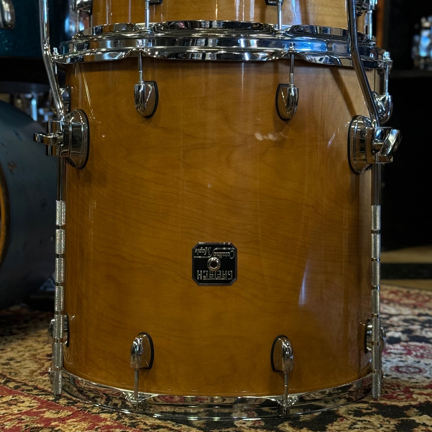 USED 2000's Gretsch Catalina Maple Drum Set in Gloss Natural - 18x22, 8x10, 9x12, 14x14, 16x16 & 5.5x14