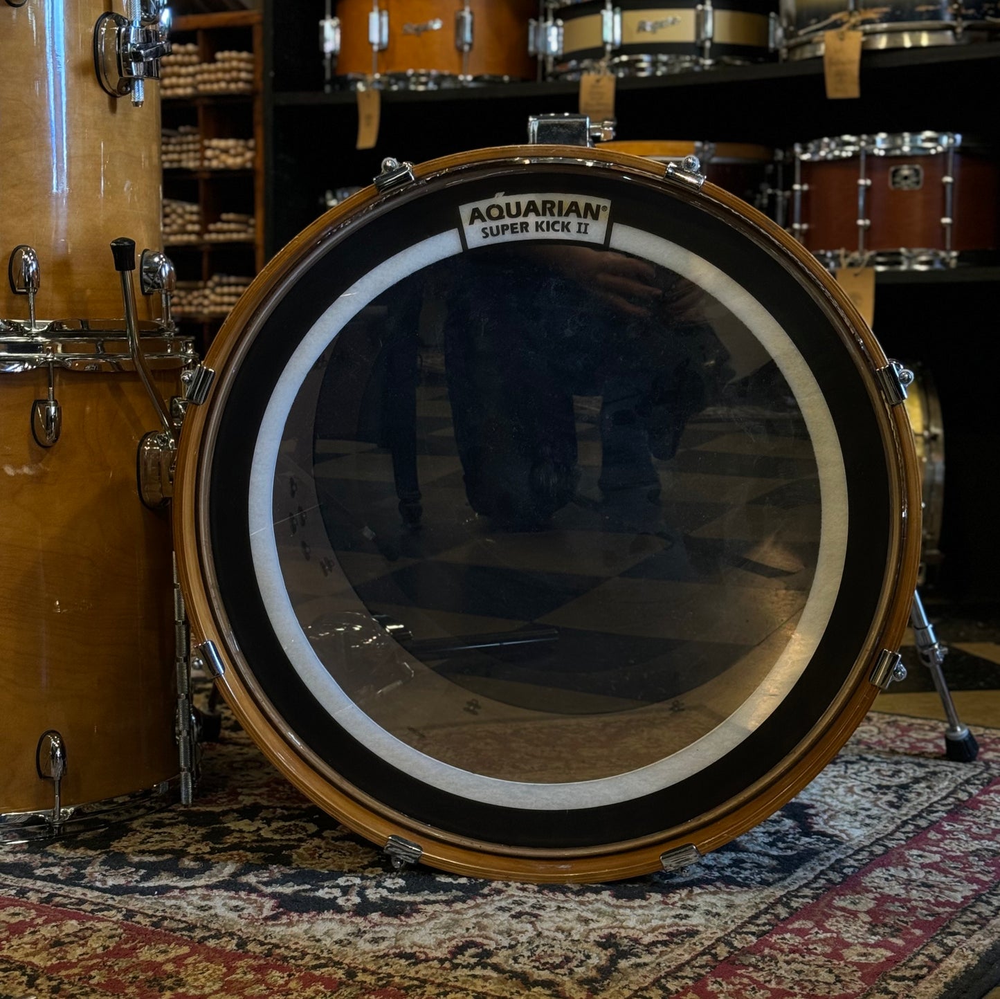 USED 2000's Gretsch Catalina Maple Drum Set in Gloss Natural - 18x22, 8x10, 9x12, 14x14, 16x16 & 5.5x14