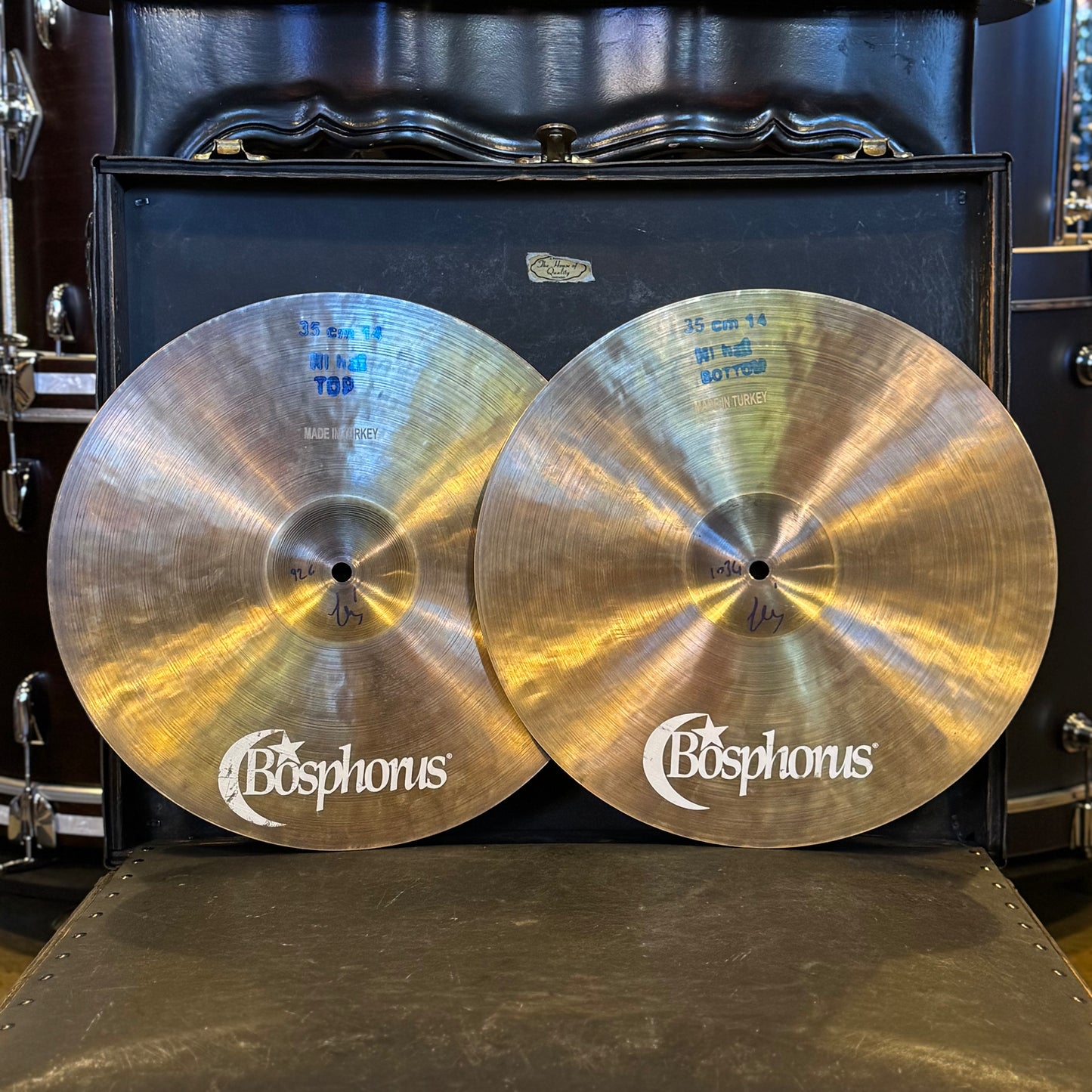 USED Bosphorus 14" 20th Anniversary Hi-Hats - 926/1036g