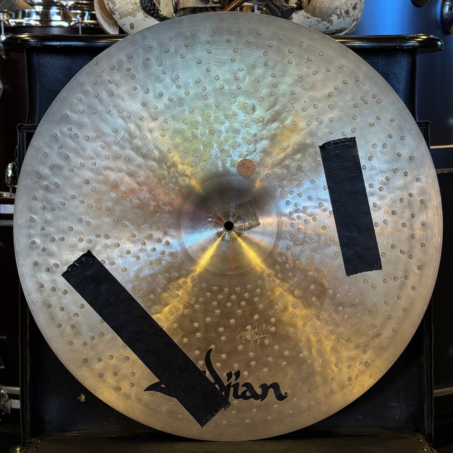 USED Zildjian 22" K Constantinople Thin Overhammered Ride Cymbal - 2180g