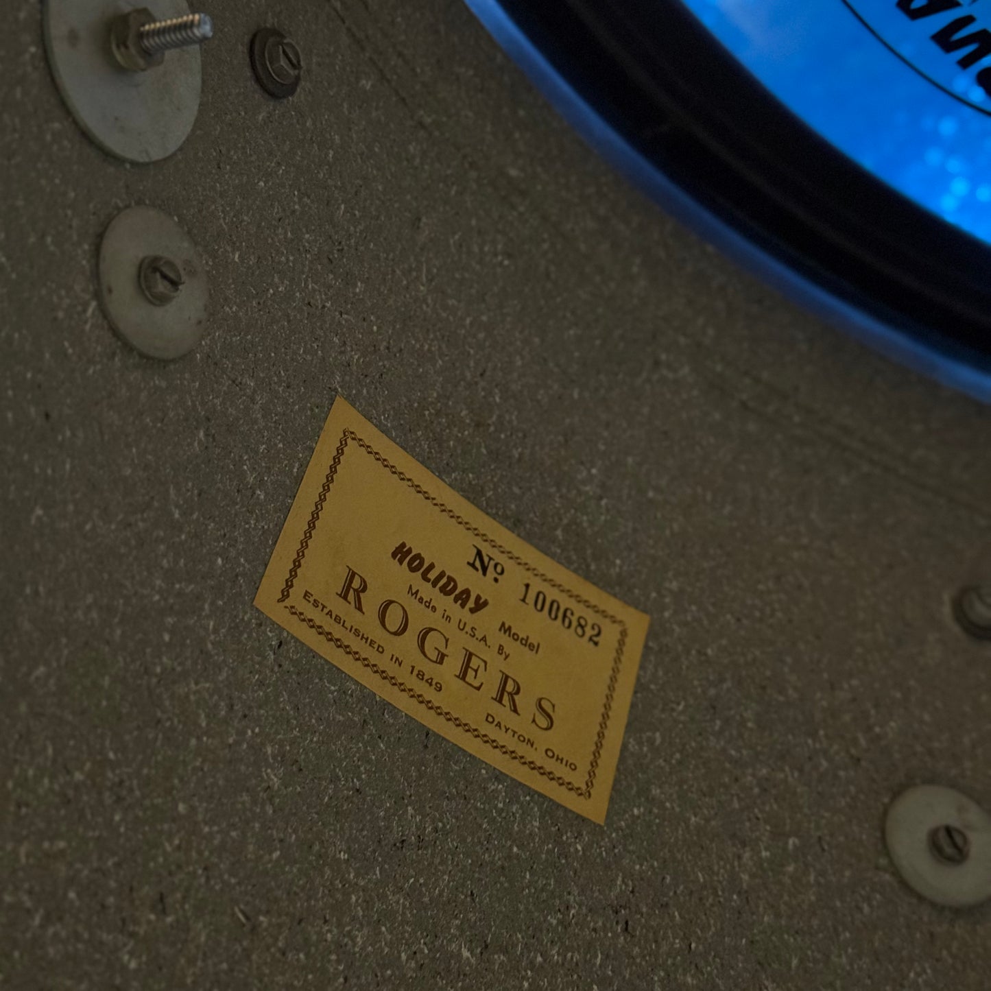 VINTAGE 1960's Rogers Dayton Era Set in Blue Sparkle - 14x20, 9x13, 16x16