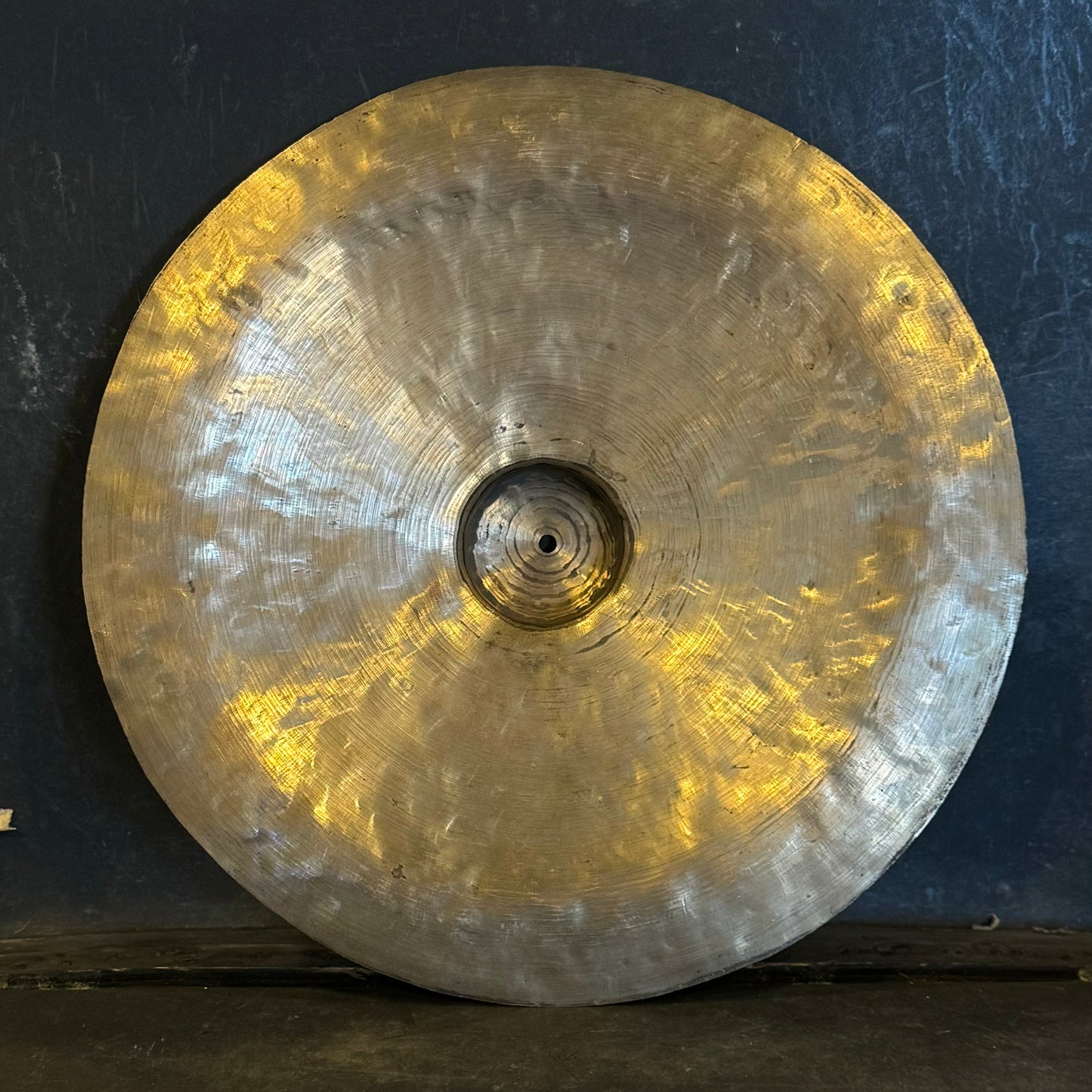 VINTAGE 1930's Chinese "Van Jau" 13" Trap China Cymbal - 628g