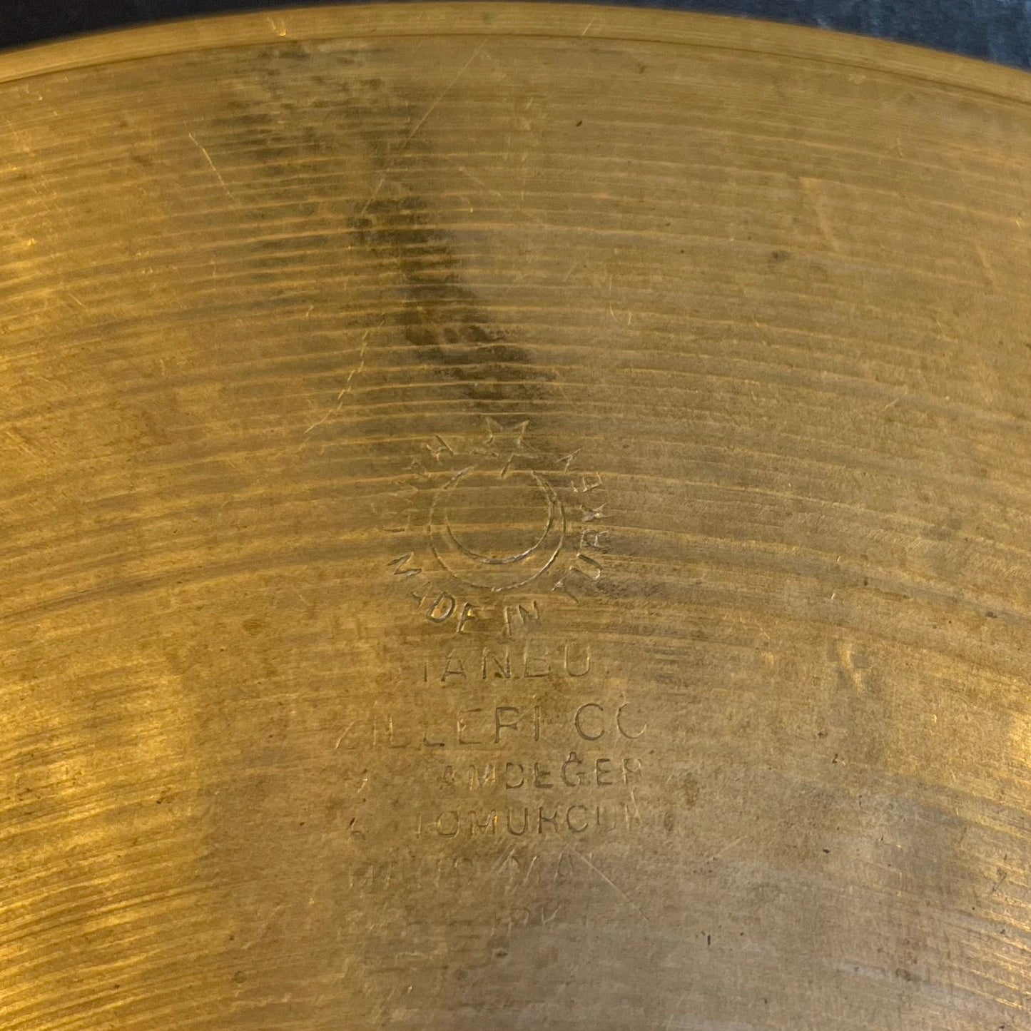 VINTAGE 1980's Istanbul Pre-Split 12" Medium Hi-Hat Cymbals - 704/712g