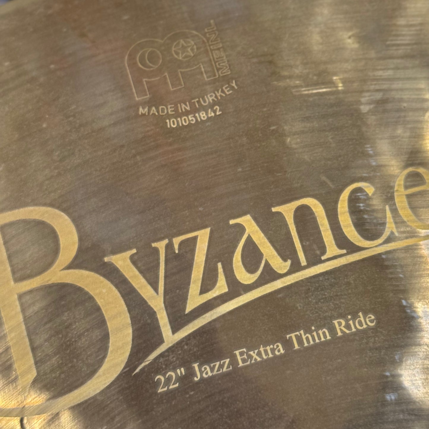 USED Meinl 22" Byzance Jazz Extra Thin Ride - 1912g