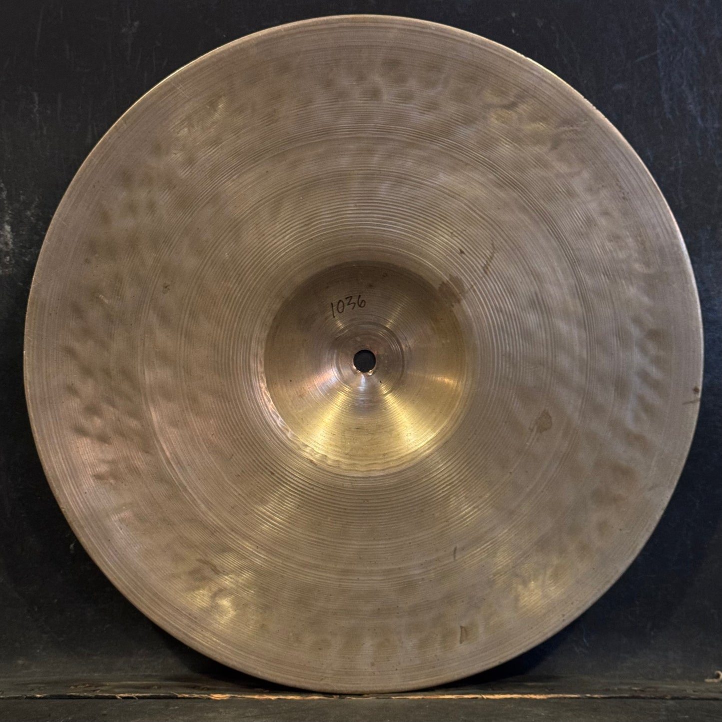 VINTAGE 1940's Zenjian 13" Hi-Hat Bottom - 1036g