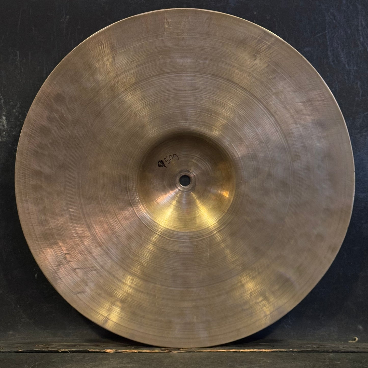VINTAGE 1940's A. Zildjian First Stamp 13" Bottom Hi-Hat - 950g