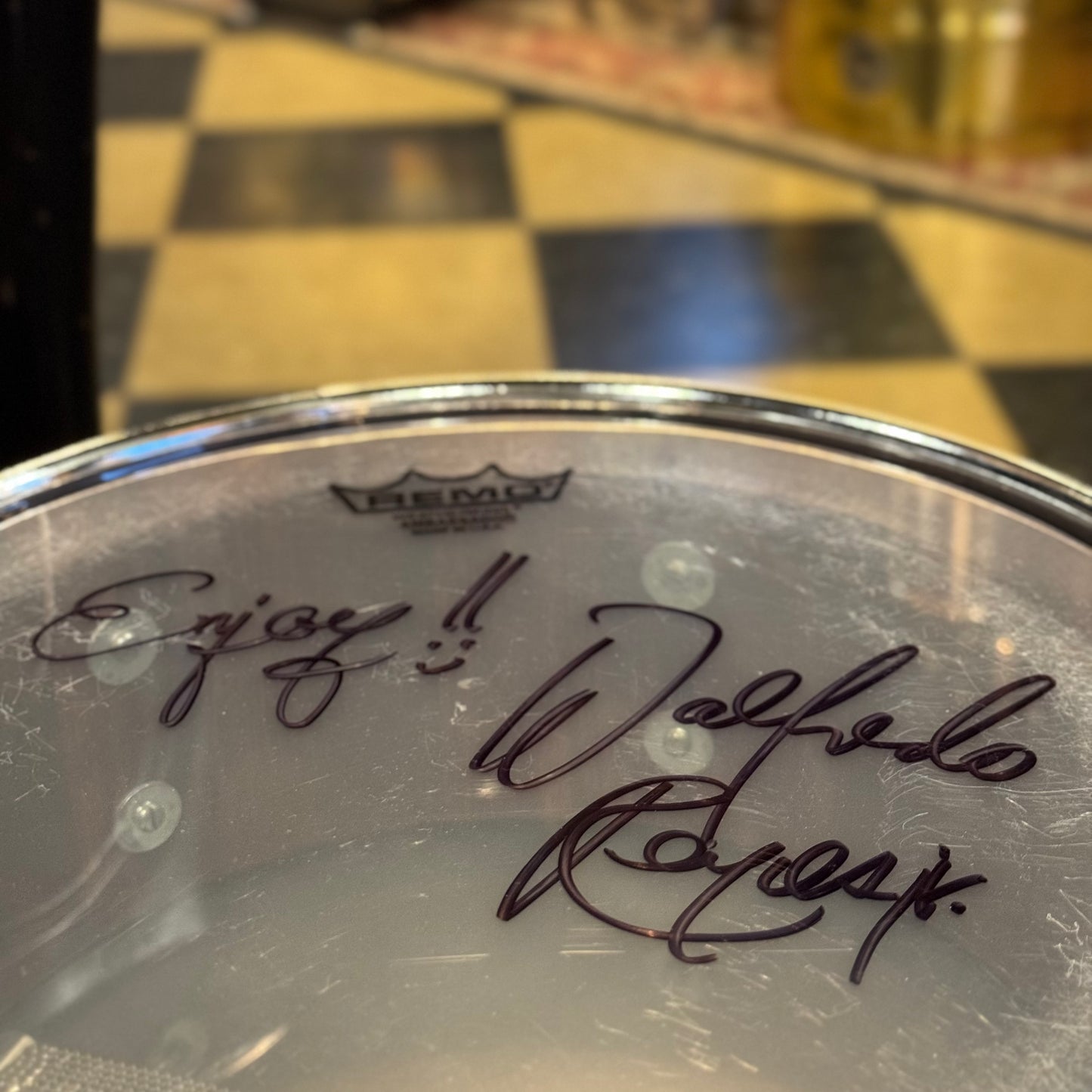 Walfredo Reyes Jr Collection 5x12 Brady Jarrah Block Snare Drum