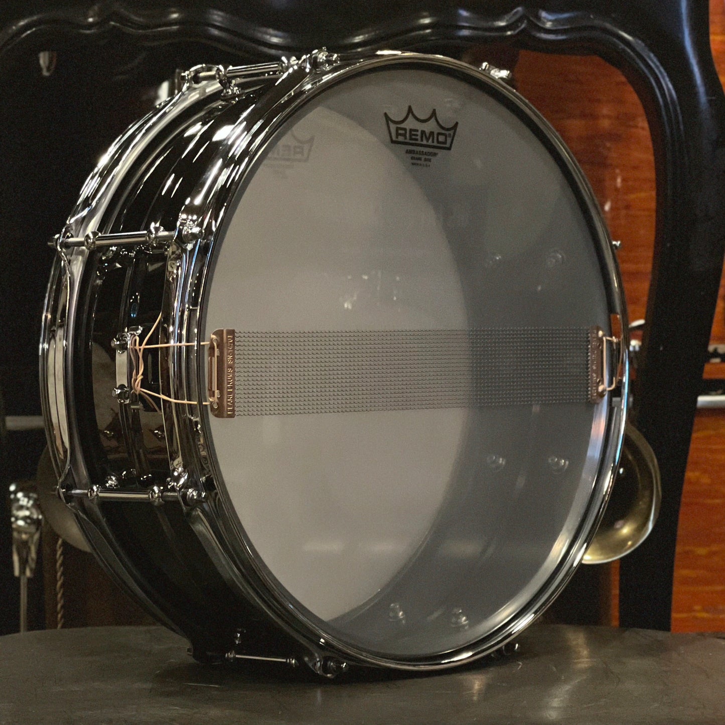 USED Fortune 5x14 Nickel over Brass Snare Drum