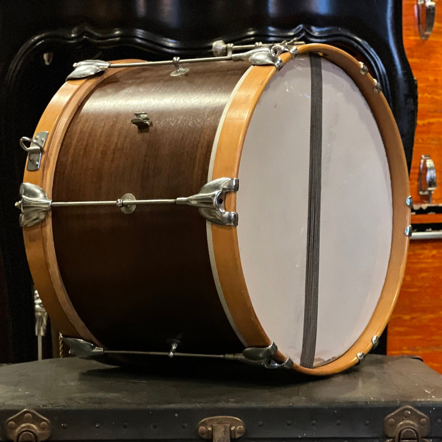 VINTAGE 1950's Gretsch 10x14 Marcher in Natural Mahogany
