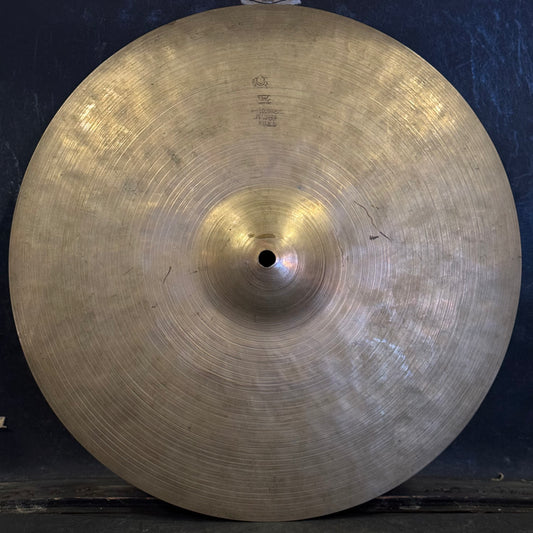 VINTAGE 1960's K. Zildjian 14" Intermediate Stamp Hi-Hat Single - 890g