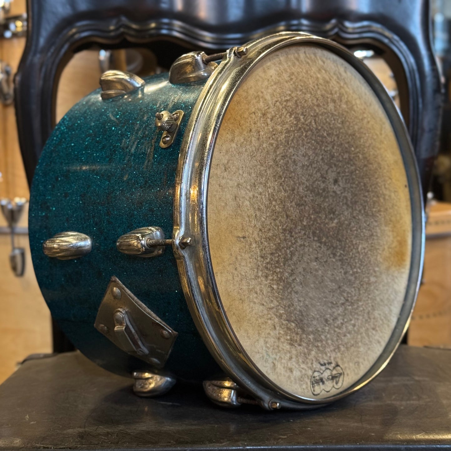 VINTAGE 1960's 9x13 Slingerland Tom in Blue Sparkle