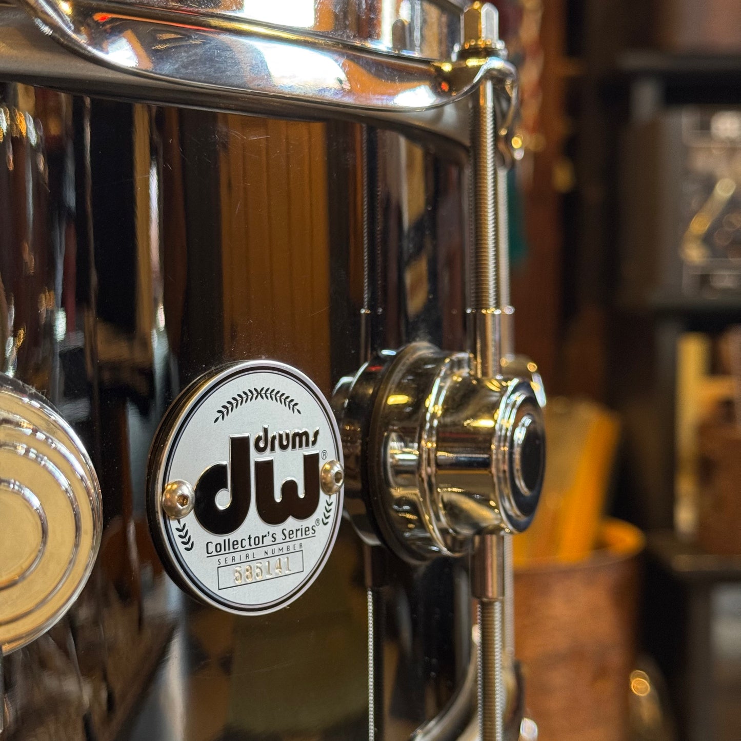 USED DW 6.5x14 Collectors Black Nickel over Brass