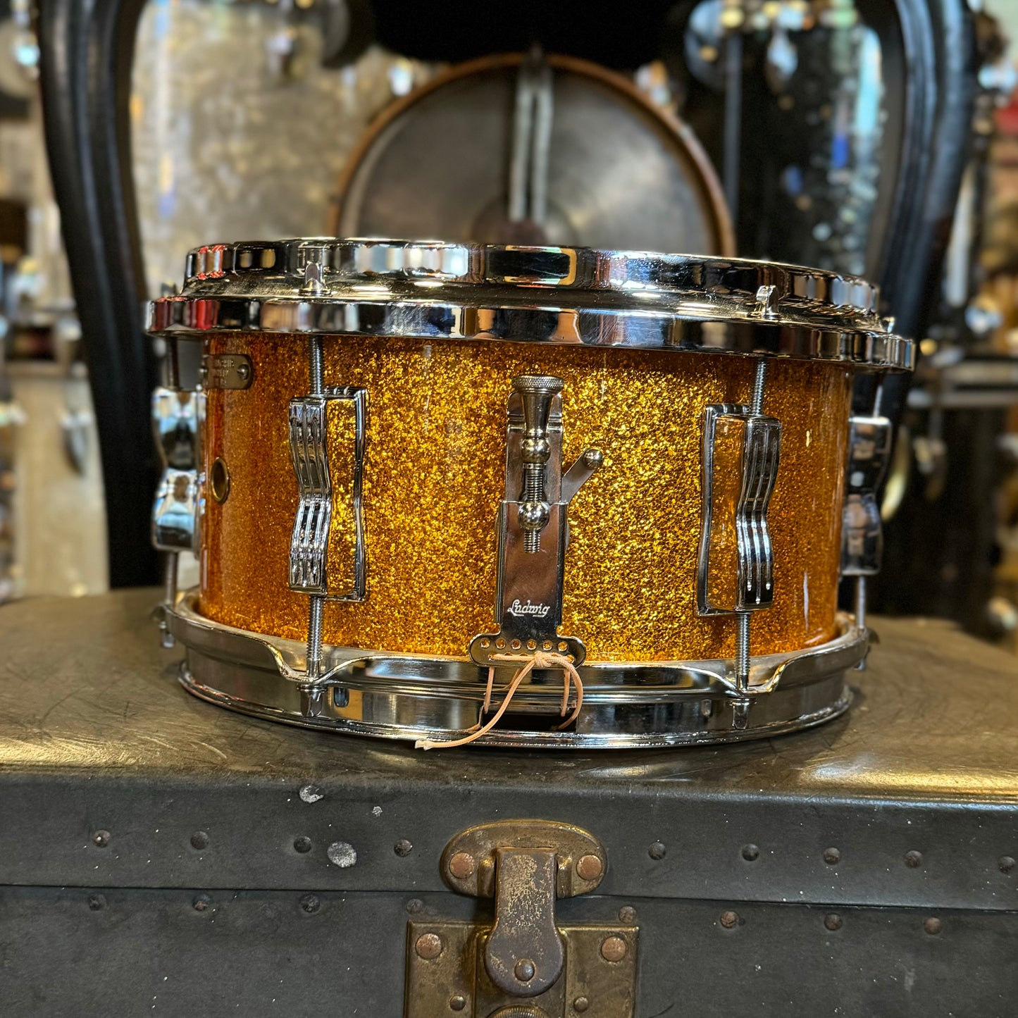 USED Eames 5x10" Snare Drum in Gold Sparkle
