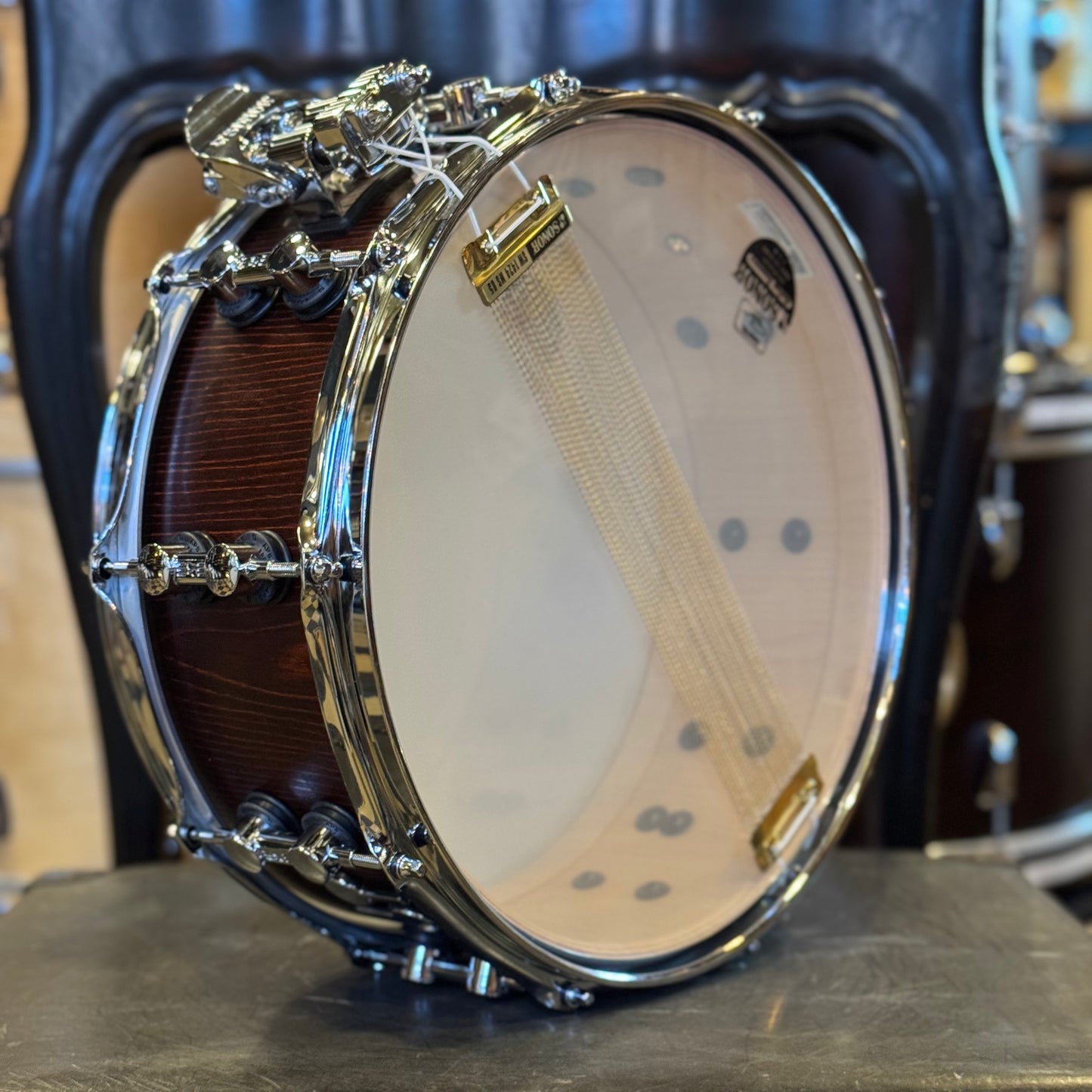 NEW Sonor 5.5x14 SQ2 Vintage Maple Snare Drum in Nussbaum Semigloss