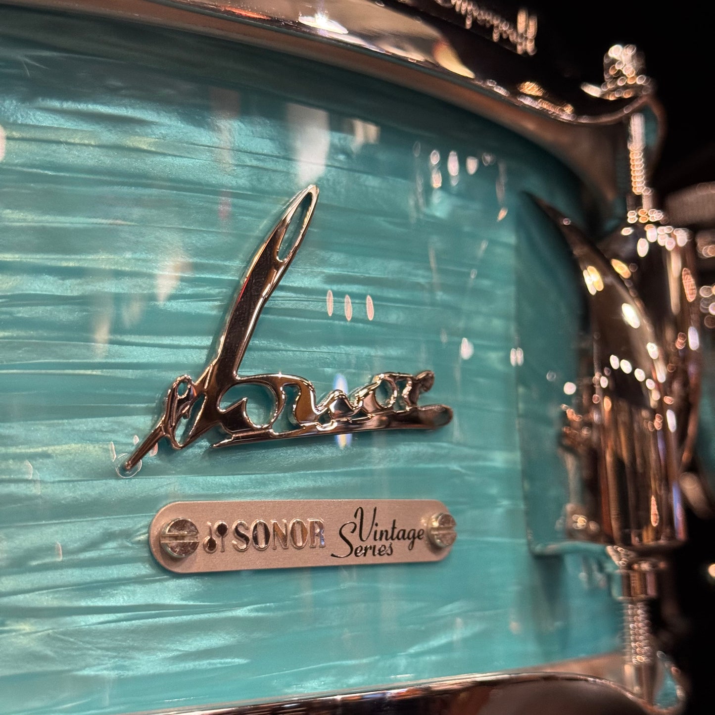 NEW Sonor 5x14 Vintage Series Snare Drum in California Blue