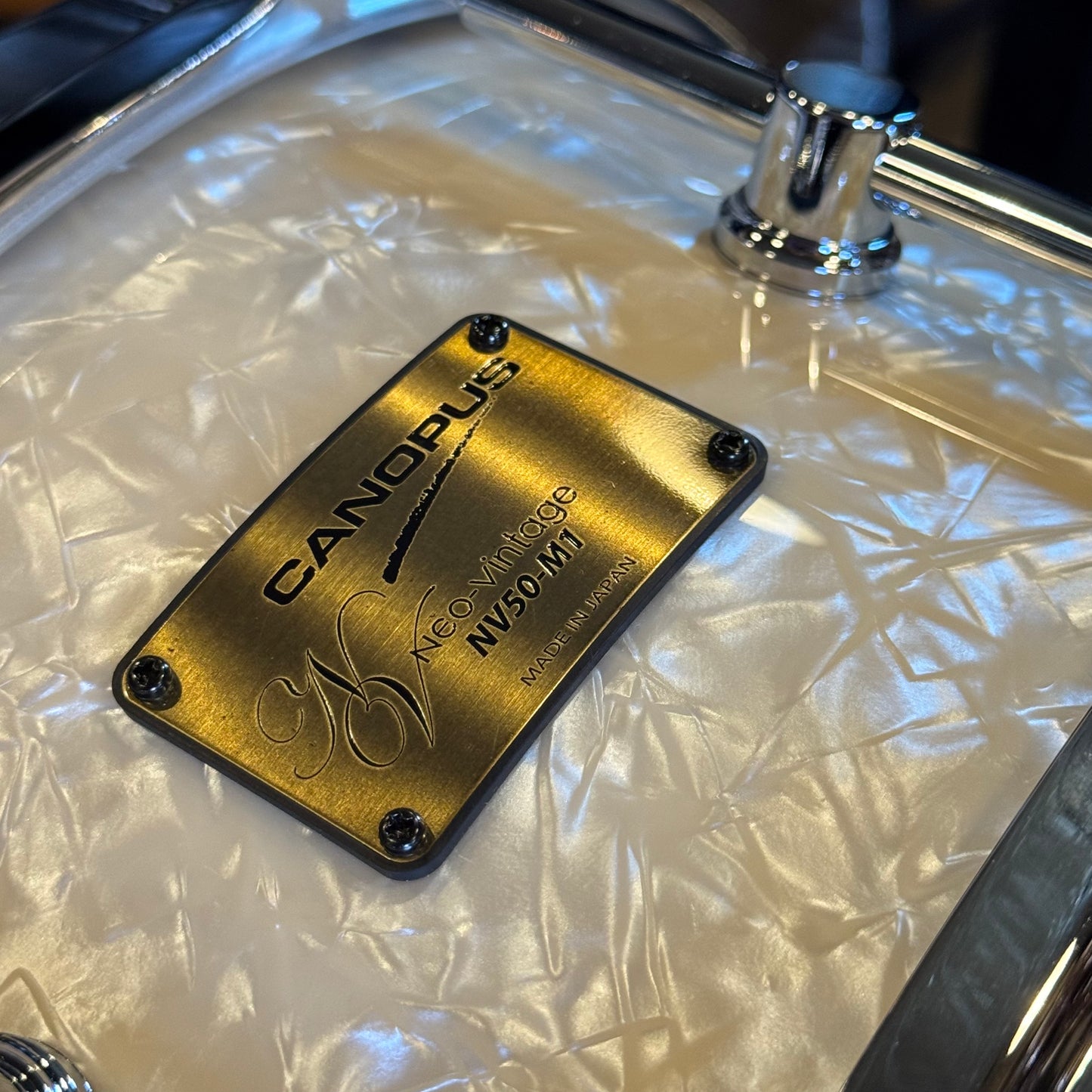 NEW Canopus 6.5x14 Neo-Vintage NV50-M1 in Vintage Pearl