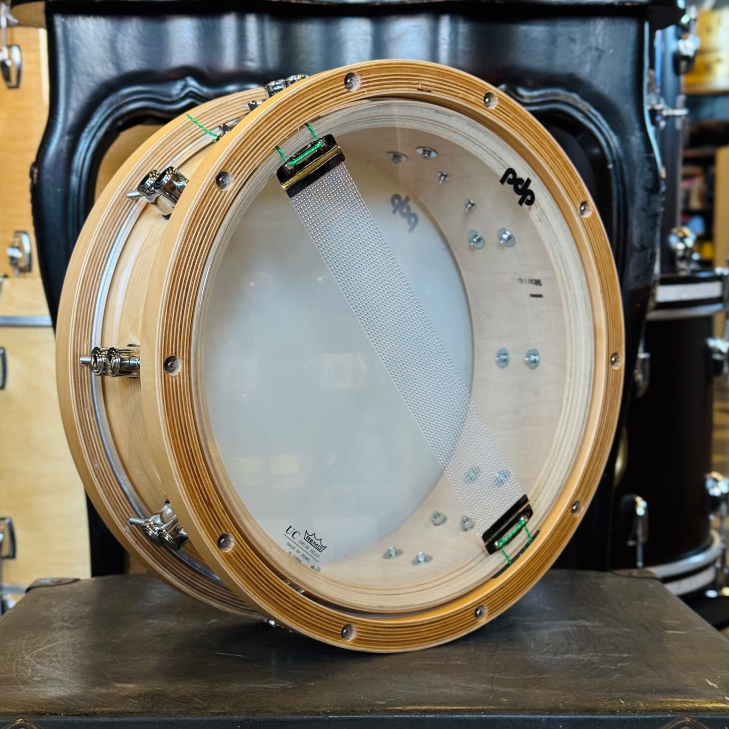NEW PDP 5.5x14 20-Ply Maple Snare Drum w/ Thick Wood Hoops in Natural Lacquer