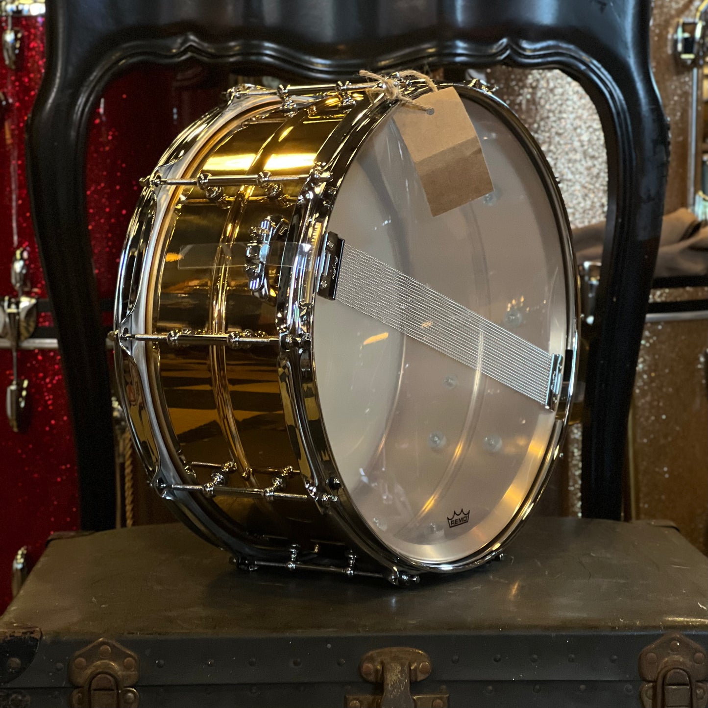 NEW Ludwig 6.5x14 Polished Bronze Phonic w/ Tube Lugs