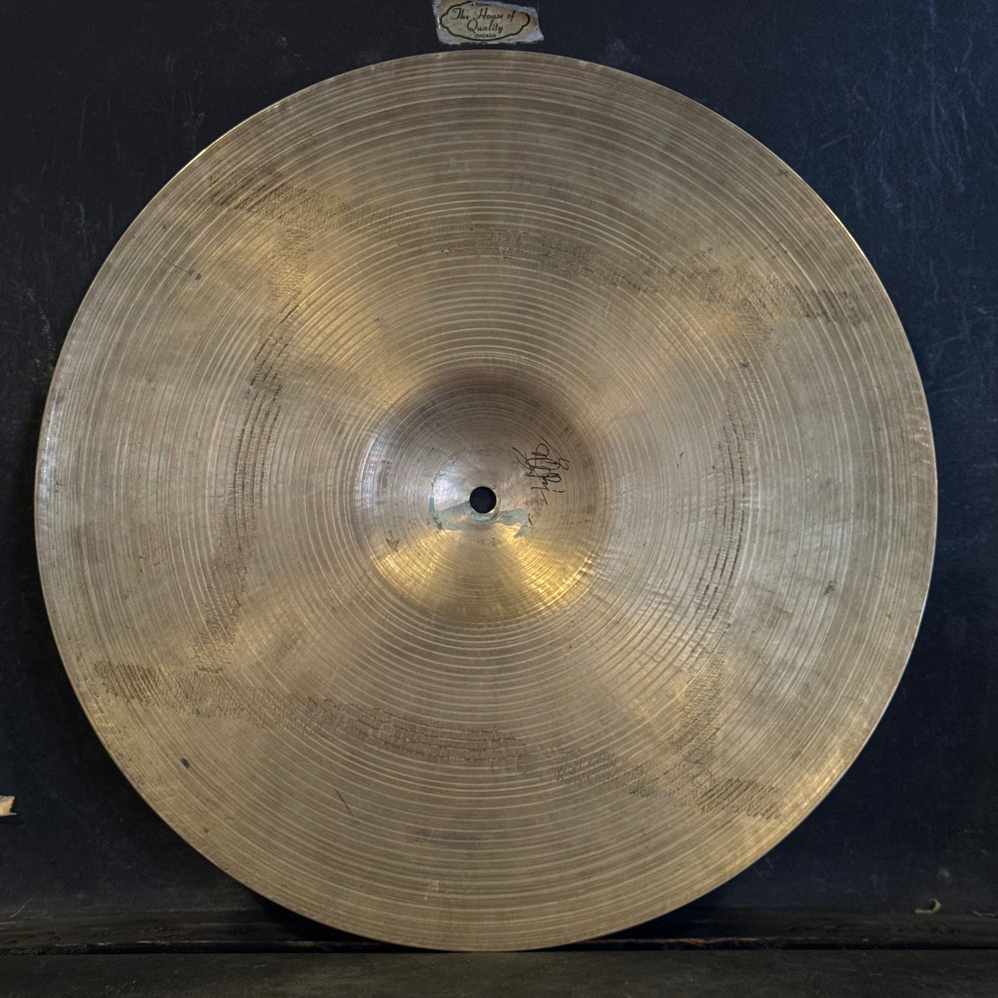 VINTAGE 1960's K. Zildjian Istanbul 14" Intermediate Stamp Crash - 792g