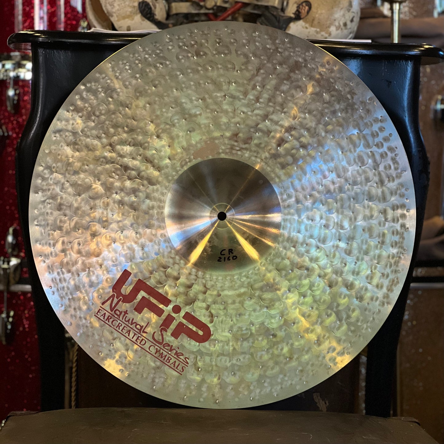 USED UFIP 21" Natural Series Crash Ride Cymbal - 2166g